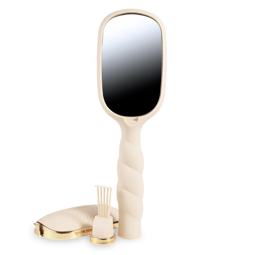 Teleties-Detangler Hair Brush for Medium Hair - Tan