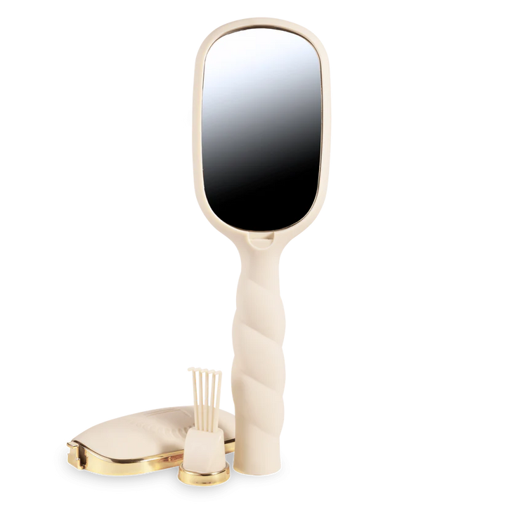 Teleties-Detangler Hair Brush for Medium Hair - Tan