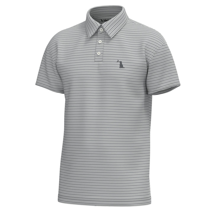 Local Boy Surfside Polo Cool Gray/Graphite/White ( Bark)