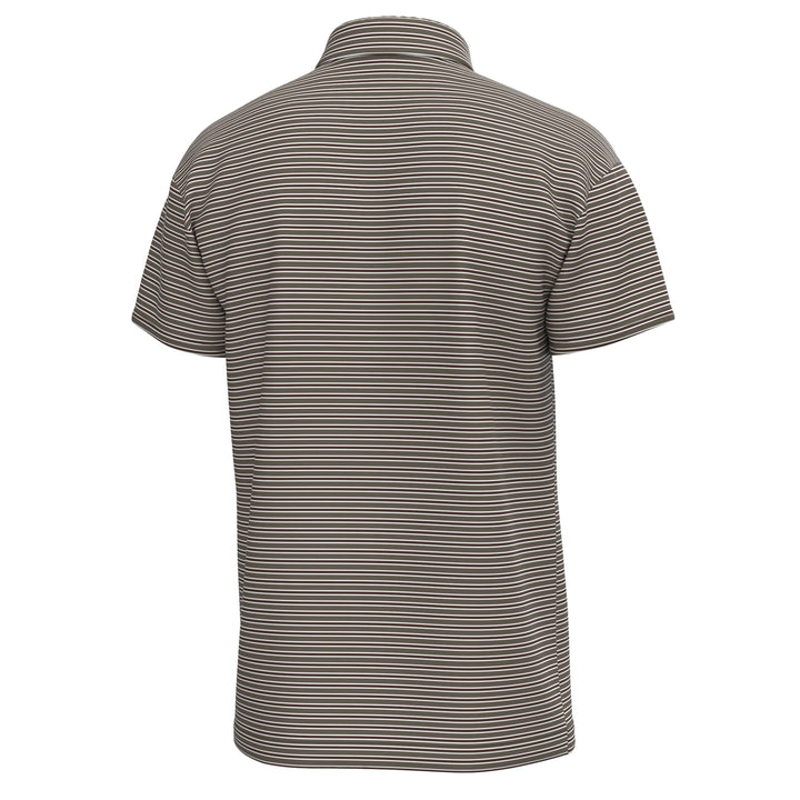 Local Boy Surfside Polo Dark Tan/Espresso/White (Bark)