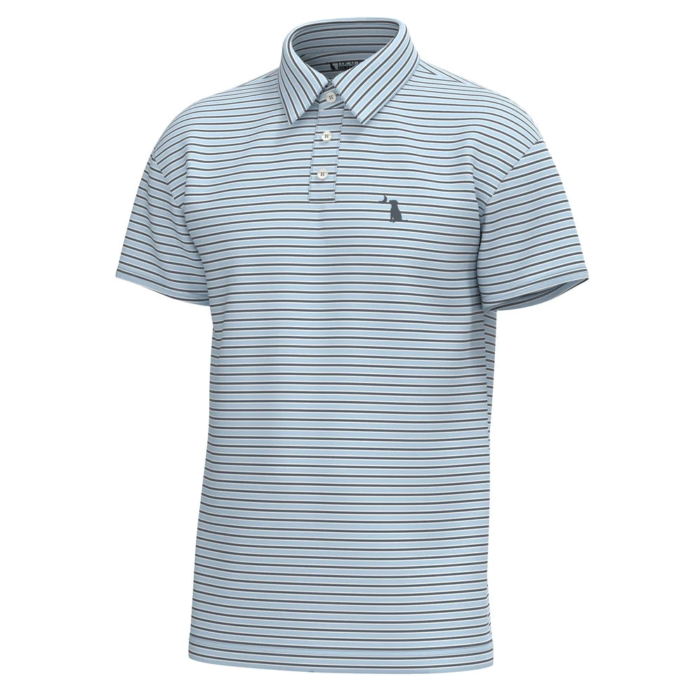 Local Boy Surfside Polo Sky/Fun Navy/White (BARK)
