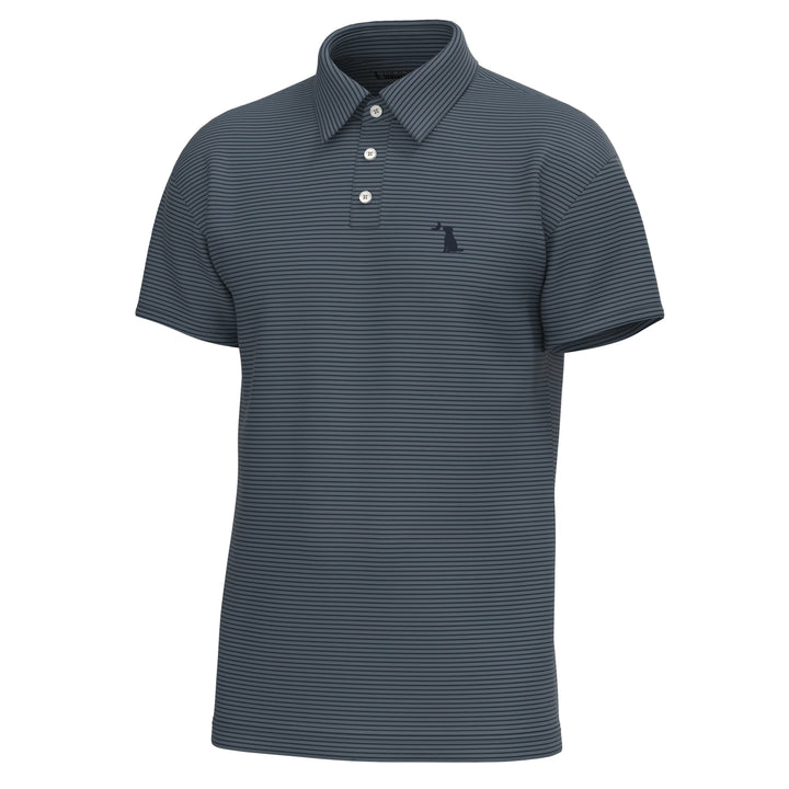 Local Boy Driftwood Polo Charcoal Blue/Midnight (Bark)