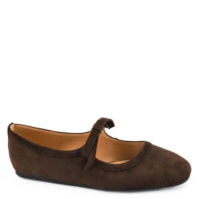 Corkys-Layover Flat Slip-on-Chocolate