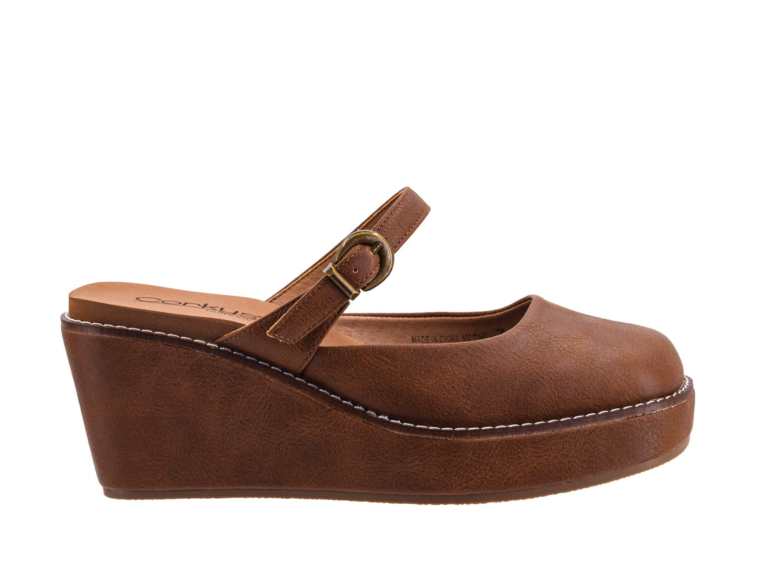 Corkys-Me Time Wedge-Auburn