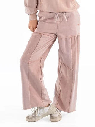 Simply Southern-Modal Jersey Tee & Mineral Wash Pant Set-Fawn