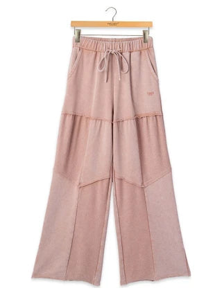 Simply Southern-Modal Jersey Tee & Mineral Wash Pant Set-Fawn