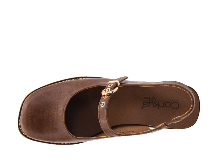 Corkys-Pity Party Platform Wedge-Cognac
