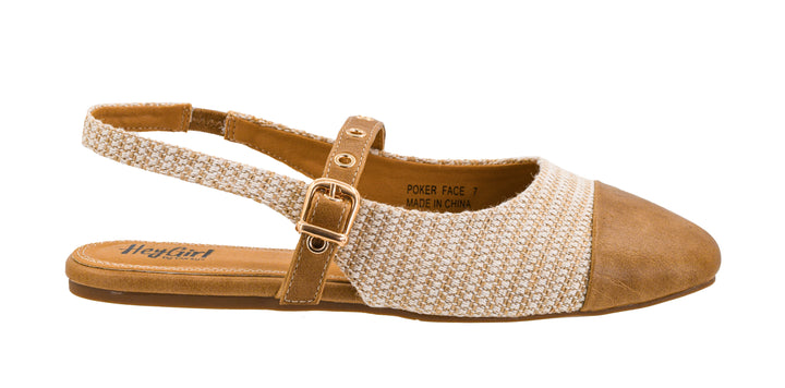 Corkys-Poker Face Flats-Raffia