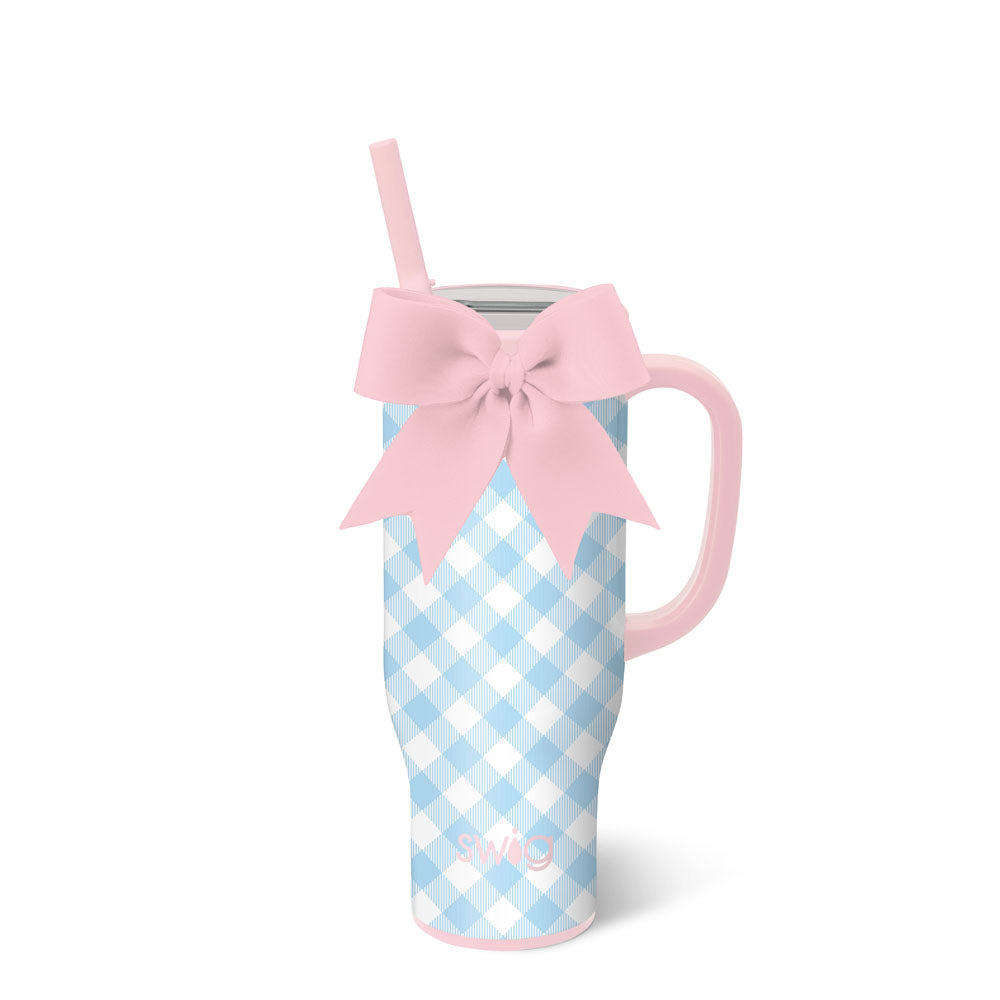 Gingham Mega Mug 30oz (LH)