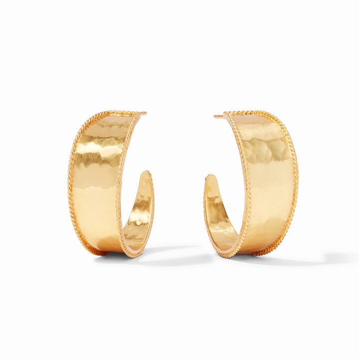 Julie Vos Savoy Hoop- Gold (LH)