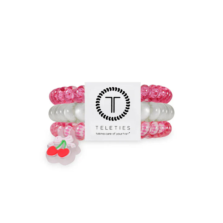Teleties- Cherry Bomb Small Hair Ties