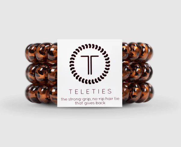 Teleties- Tortoise Large Hair Ties