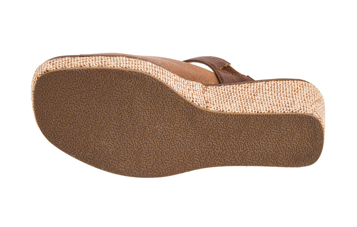 Corkys-Treat Yourself Wedge Shoe-Bronze Combo