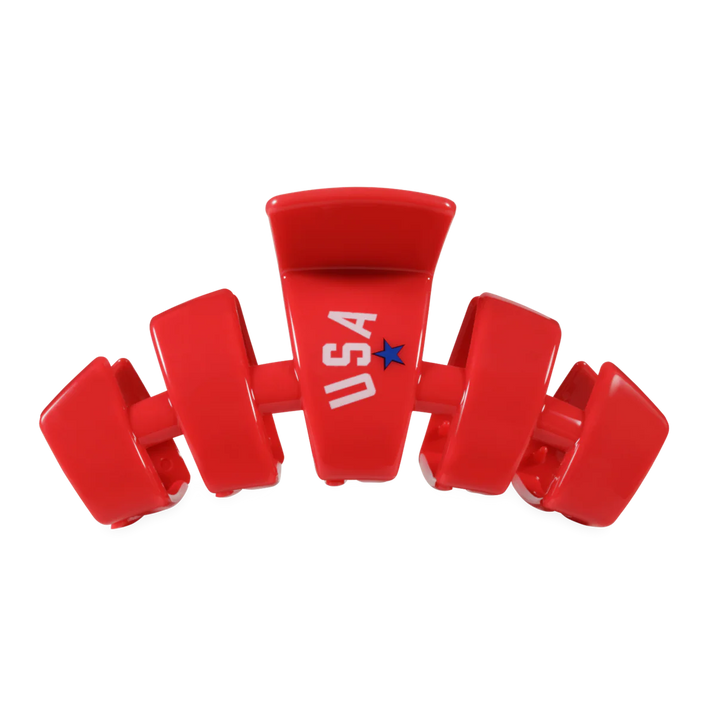 Teleties-USA Classic Red Large Claw Clip