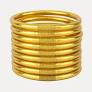 BuDhaGirl | Gold All Weather Bangles® - Serenity Prayer