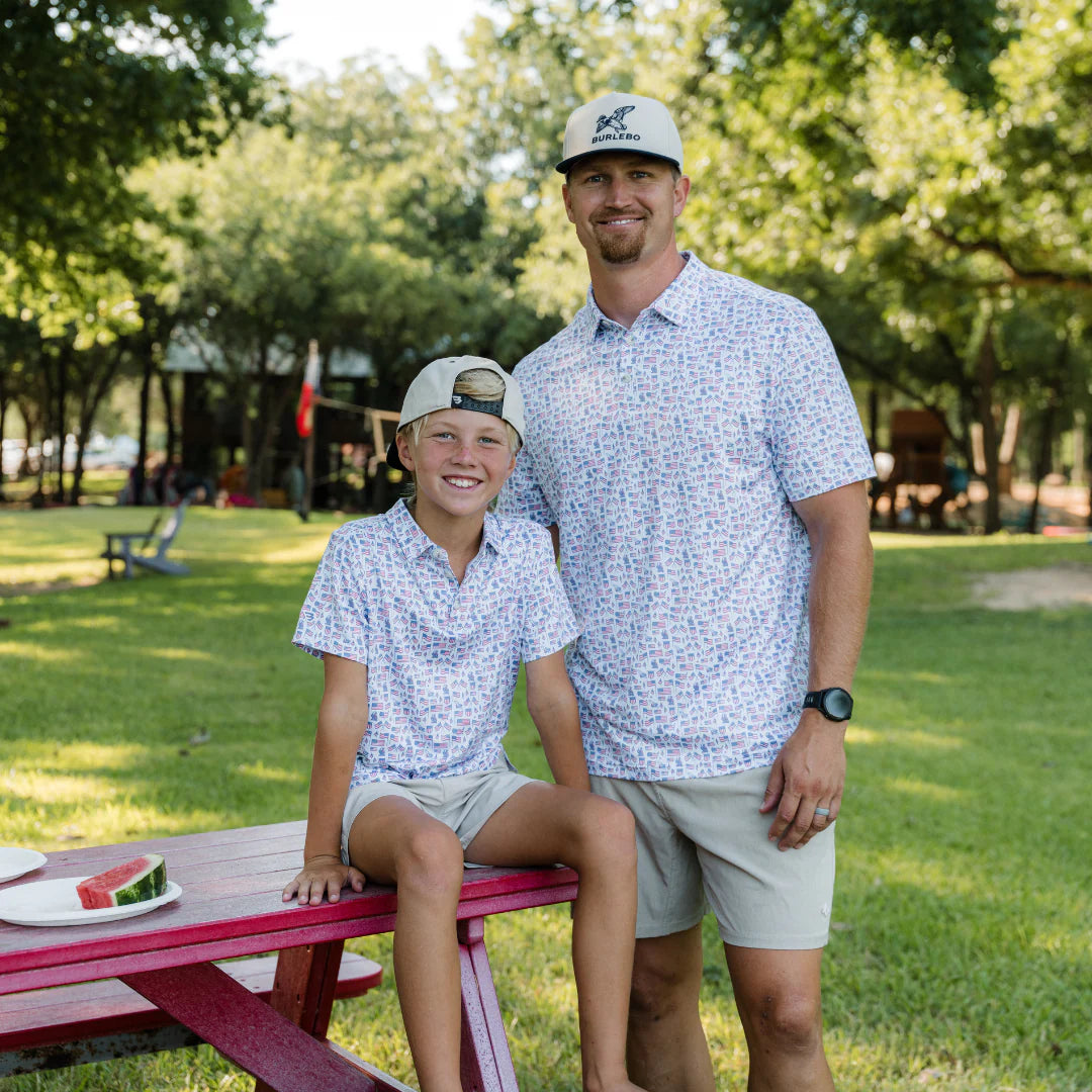 Burlebo-Performance Polo - Old Glory