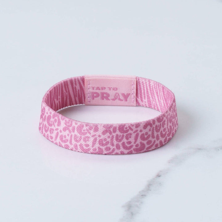 Tap To Pray® Wristband – Safari Rose