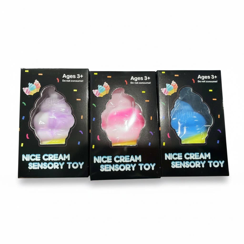 Nice Cream Sensory Toy – Ice Cream Squishy-Single Toy