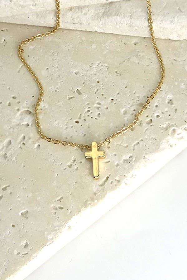 JOSSLYN-CLASSIC MINI CROSS NECKLACE | 47N15737-CROSS