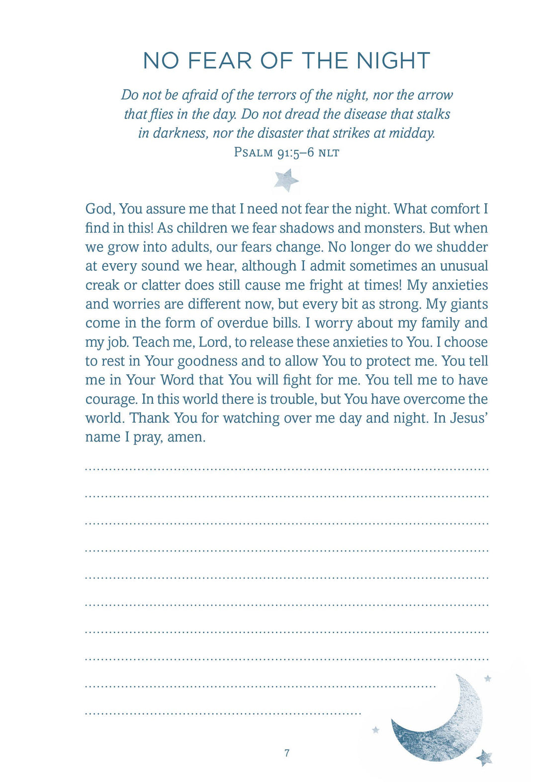 My Prayer Journal: Nighttime Conversations with God
