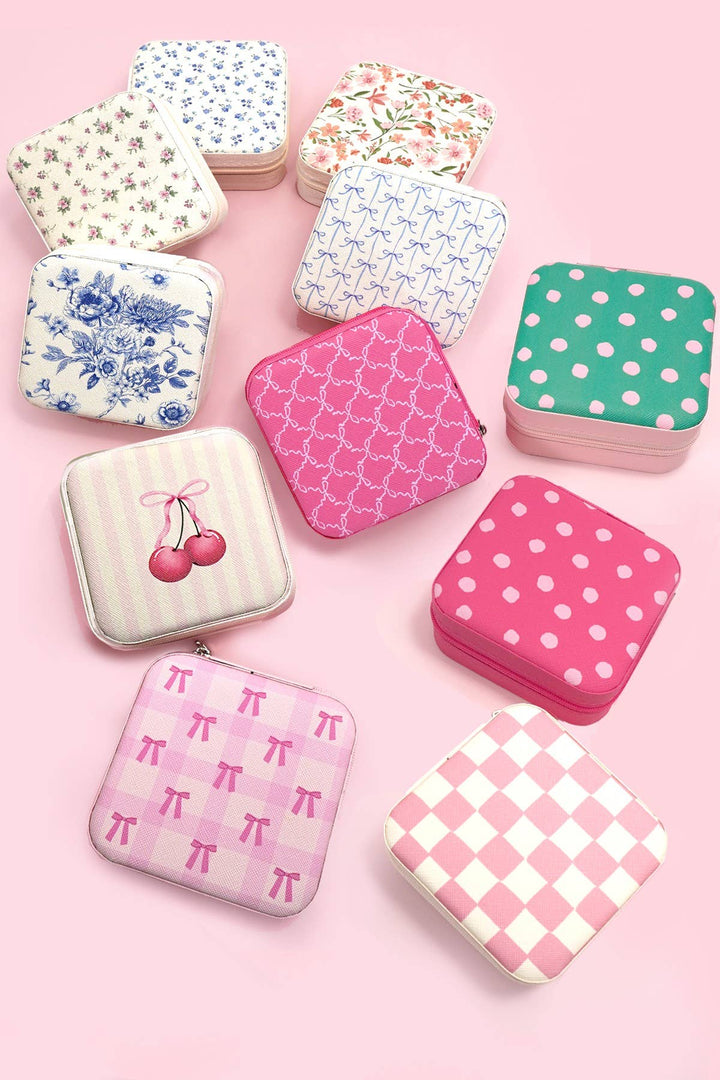 JOSSLYN-DESIGNED JEWELRY ORGANIZER TRAVEL BOX CASE | 40P566