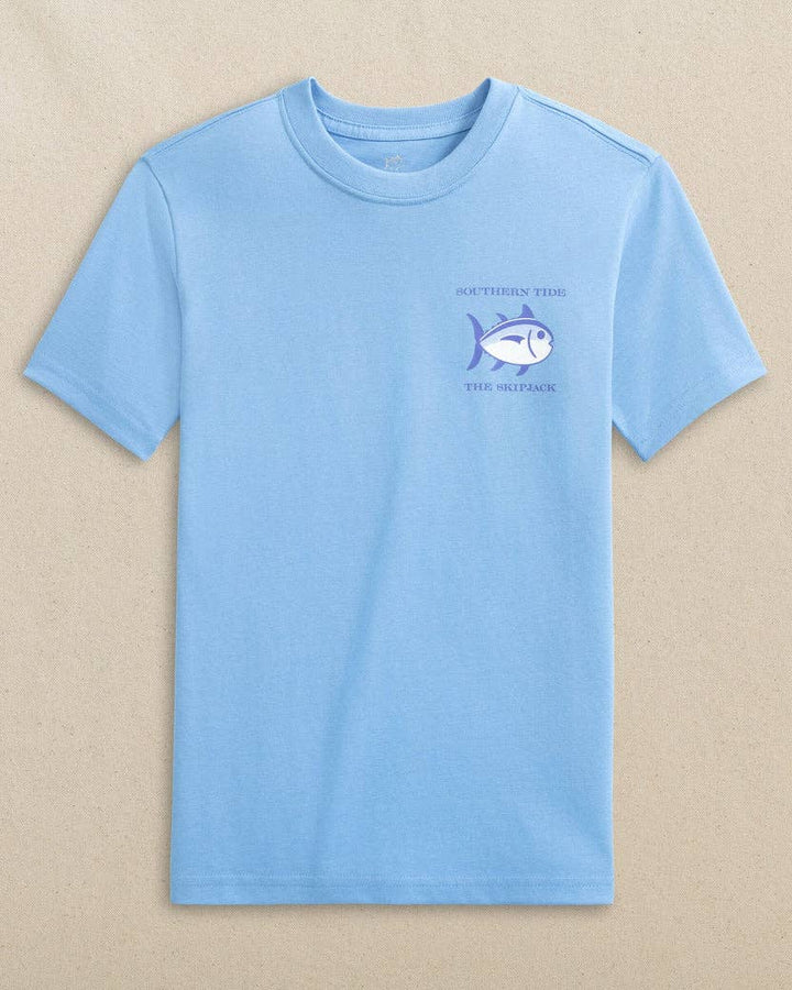 Southern Tide-Youth SS Original Skipjack Grey Marlin Tee