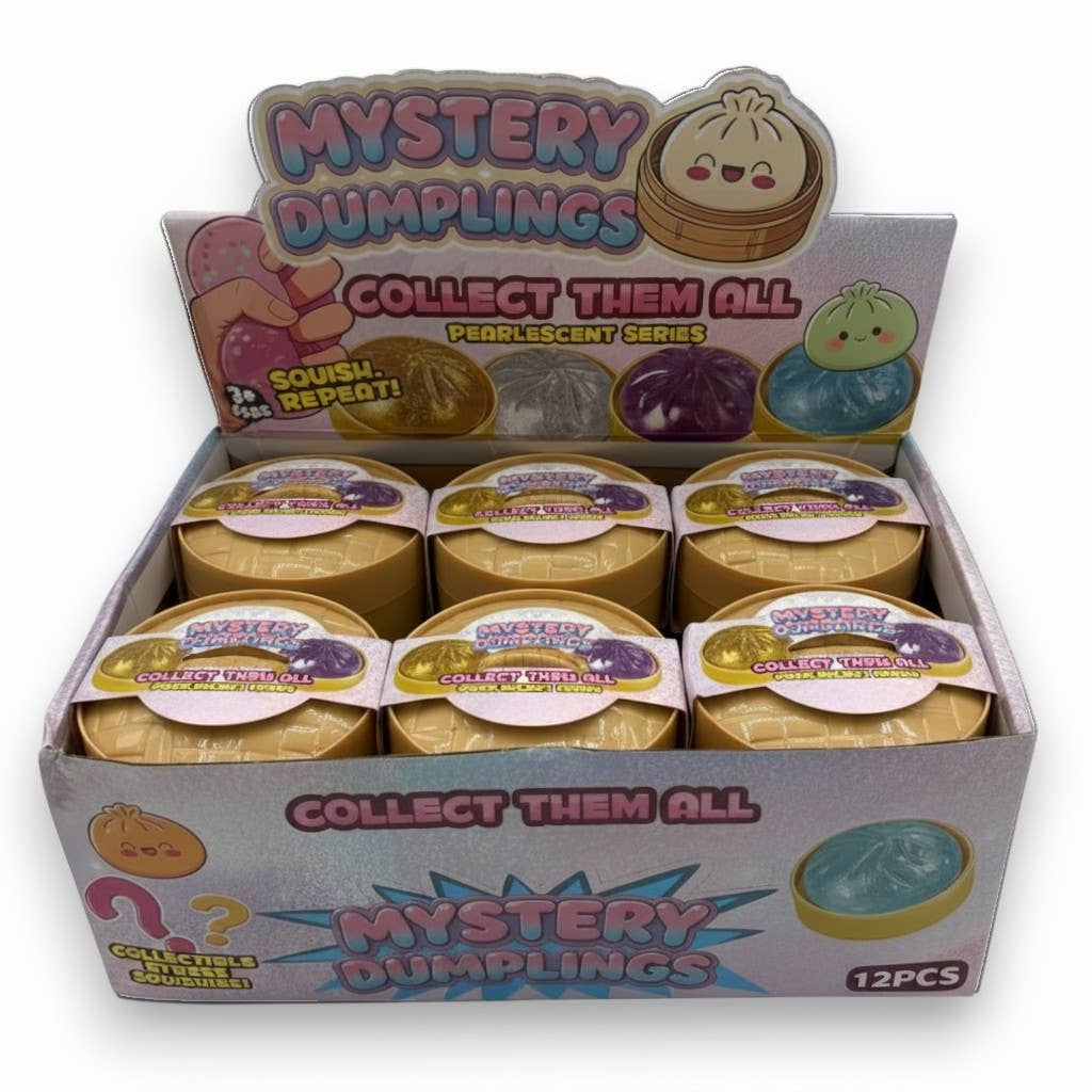 Mystery Squishy Dumplings - Pearlescent Series-Single Toy
