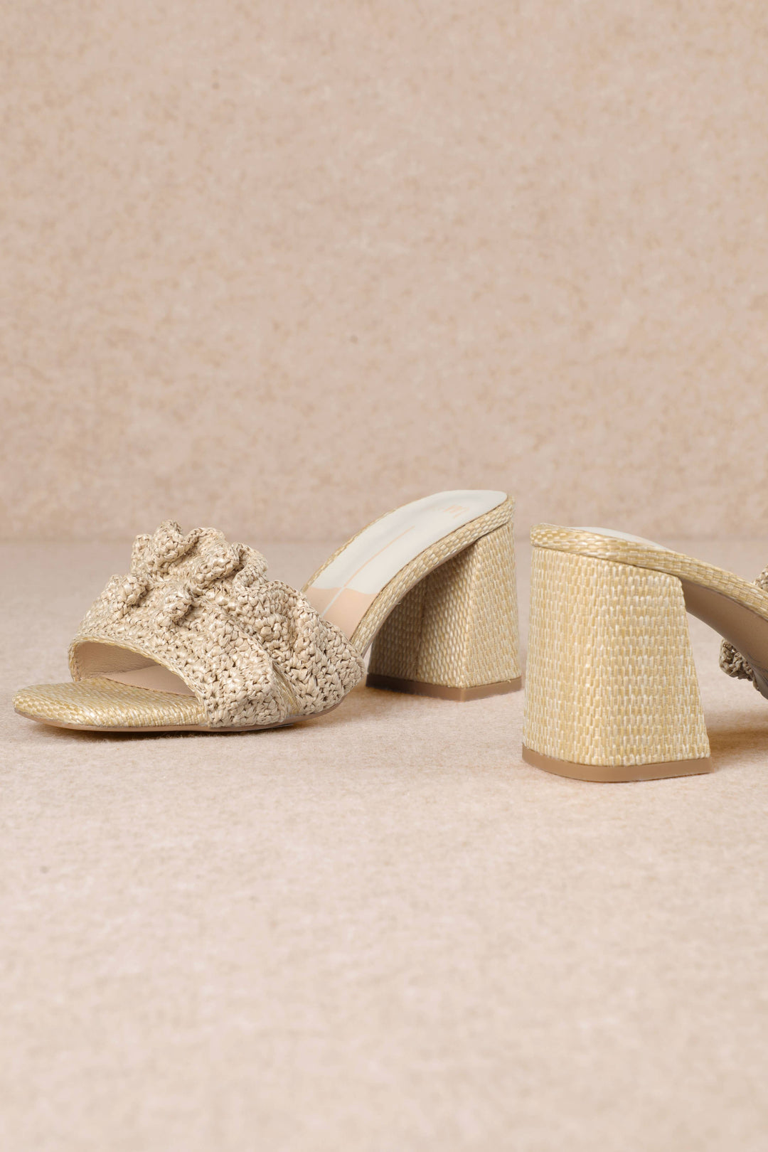 Mimi-KAI Sandals Natural Raffia