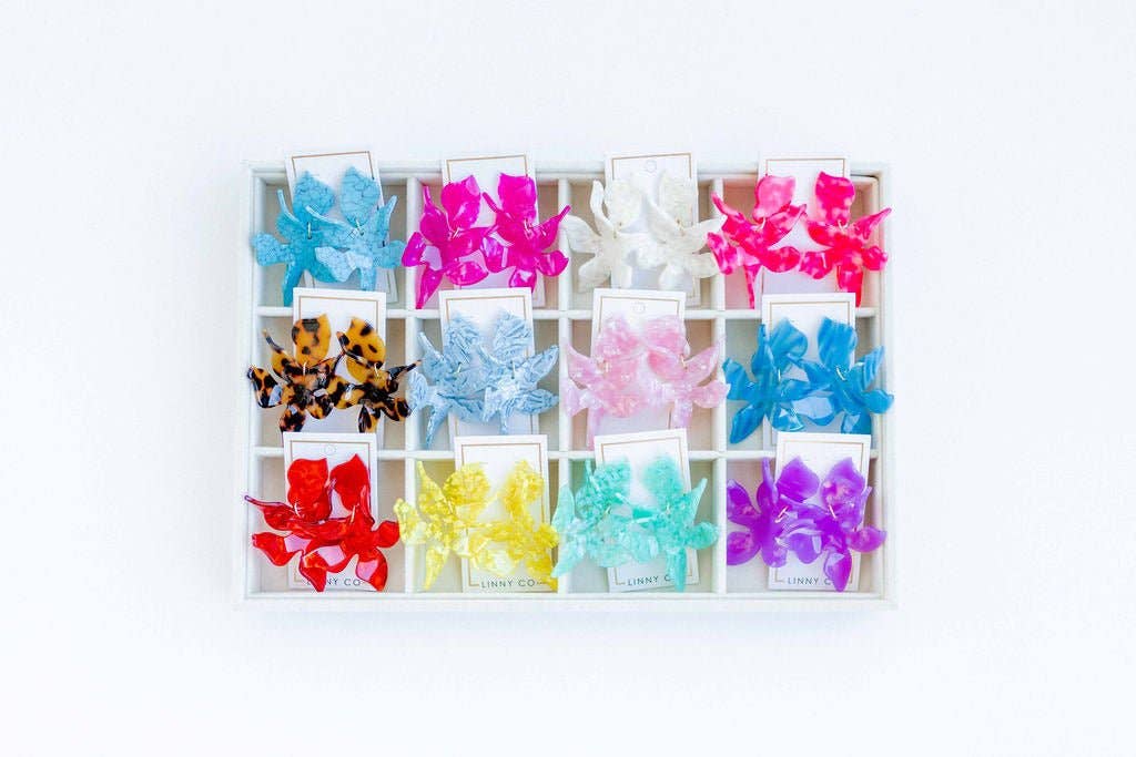 Flora Statement Earrings - Sunshine