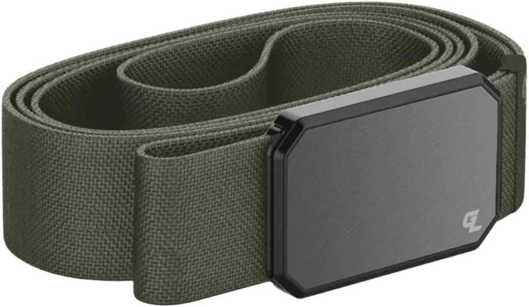 Groove Belt- Olive Gun Metal (One Size Fits Most)