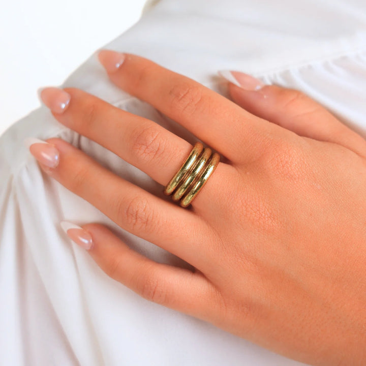 Aura All Weather Rings (Set of 3)- (LH)