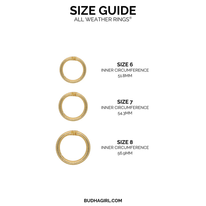 Aura All Weather Rings (Set of 3)- (LH)