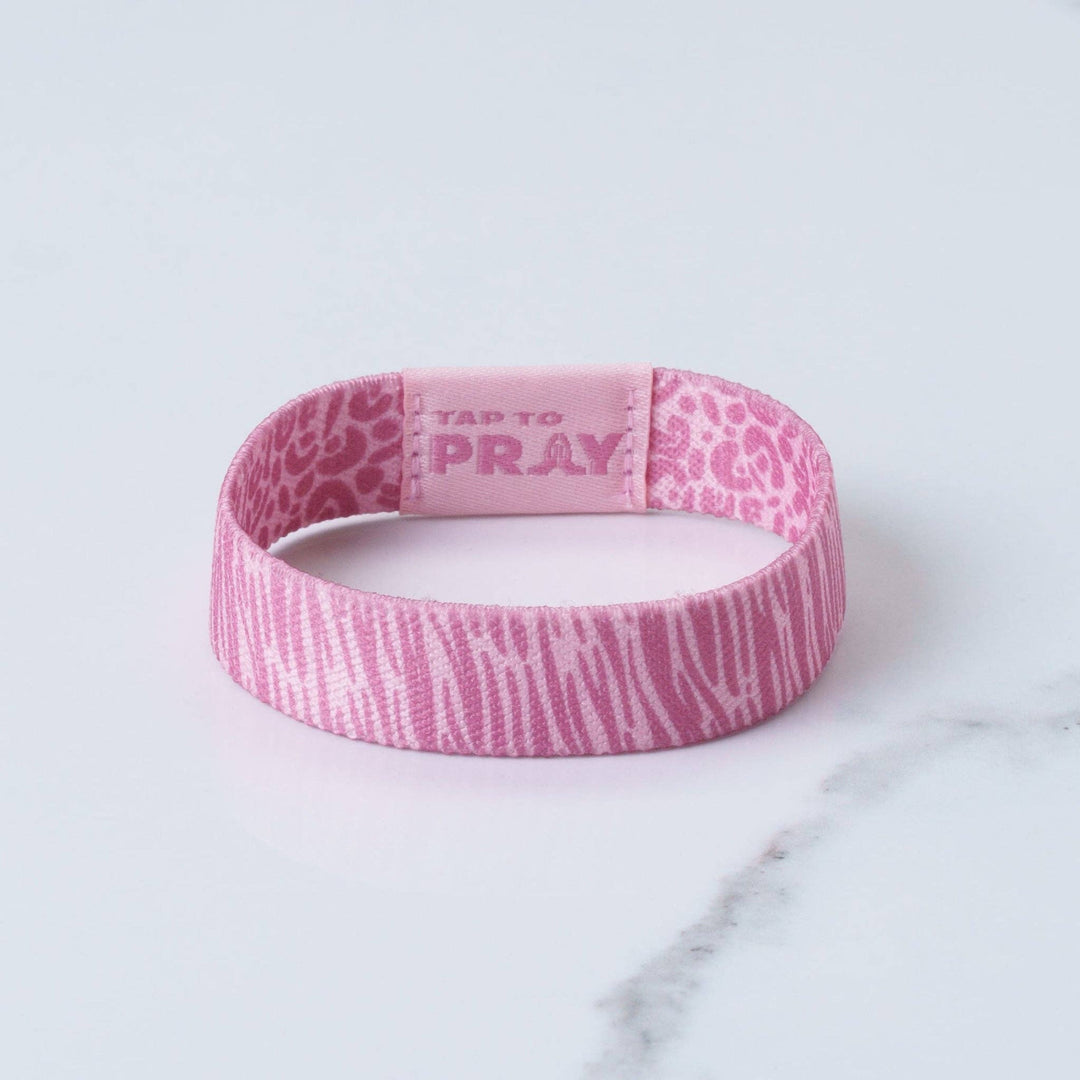 Tap To Pray® Wristband – Safari Rose