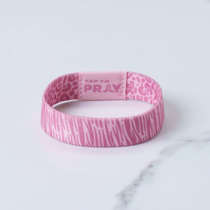 Tap To Pray® Wristband – Safari Rose