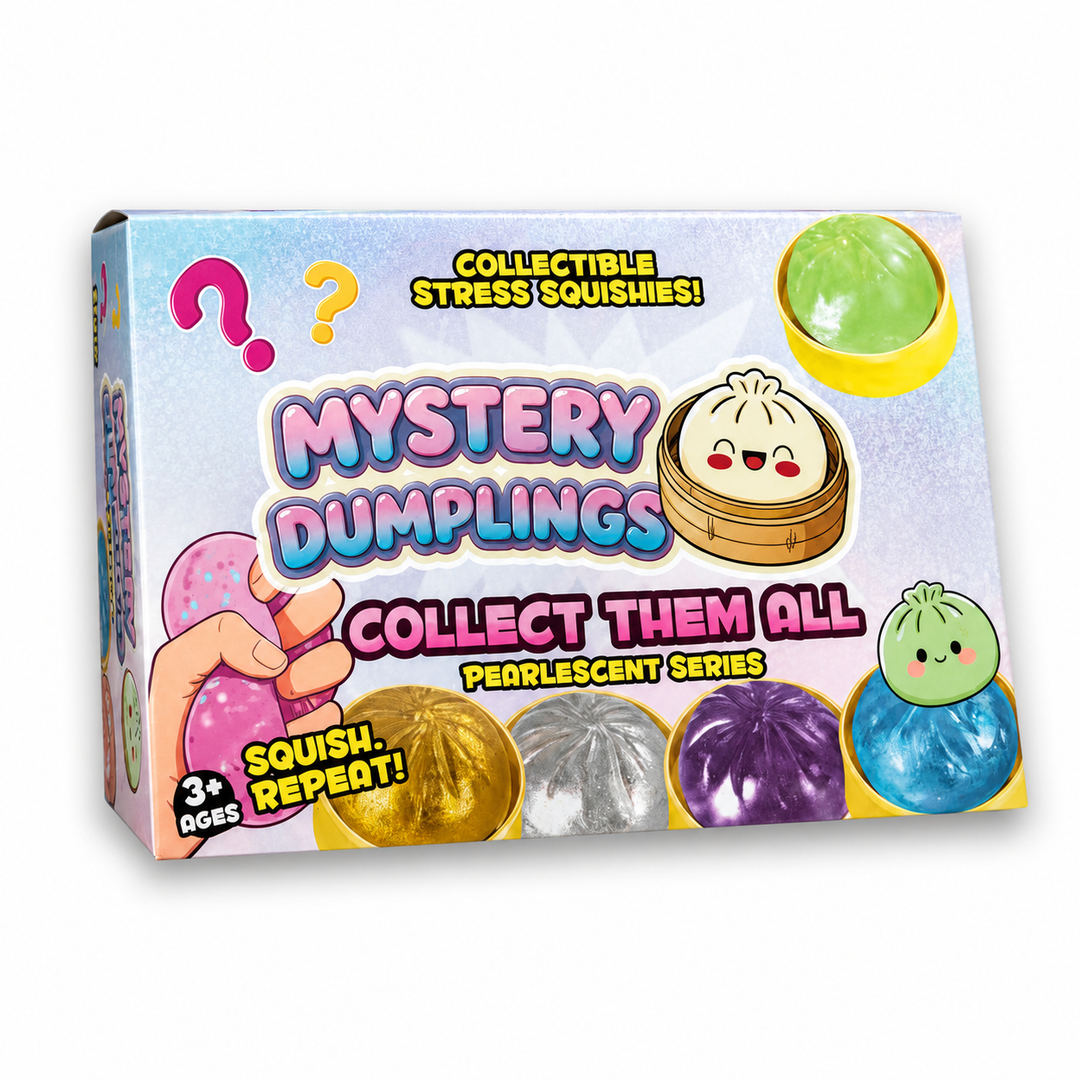 Mystery Squishy Dumplings - Pearlescent Series-Single Toy