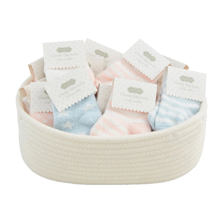 Mud Pie Chenille Infant Socks (0–12 Months)