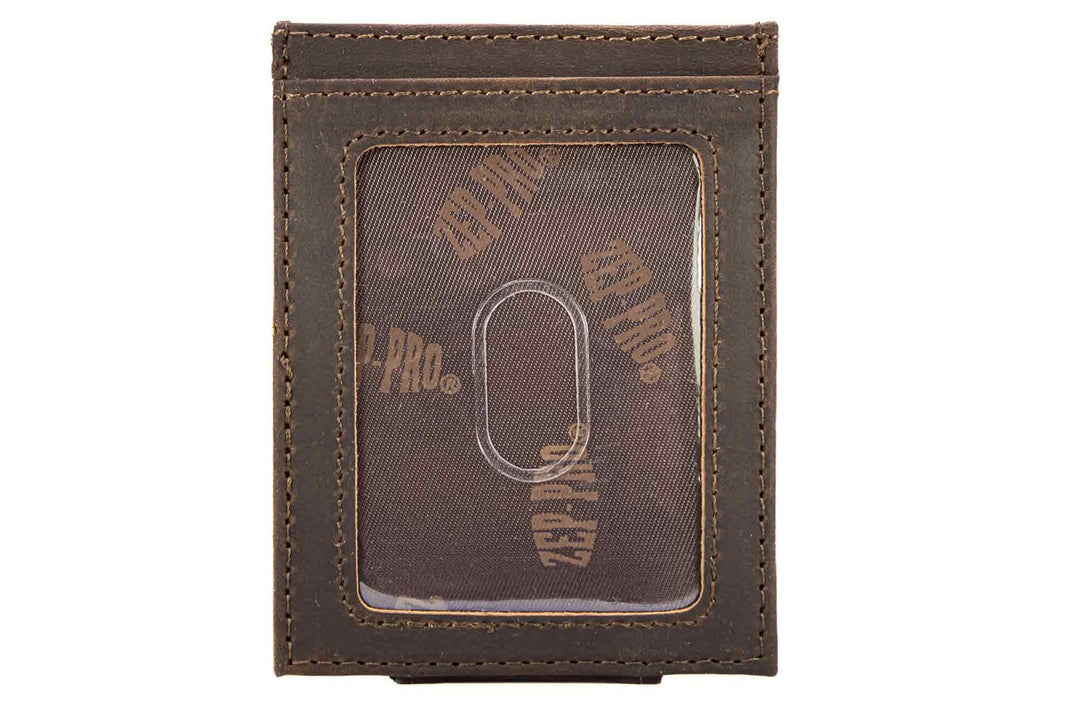 Georgia Bulldogs Men's  Magnetic Front Pocket Leather Wallet-UGA