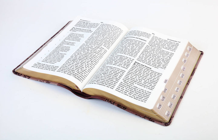 Barbour Simplified KJV--Large Print [Plum & Paisley]