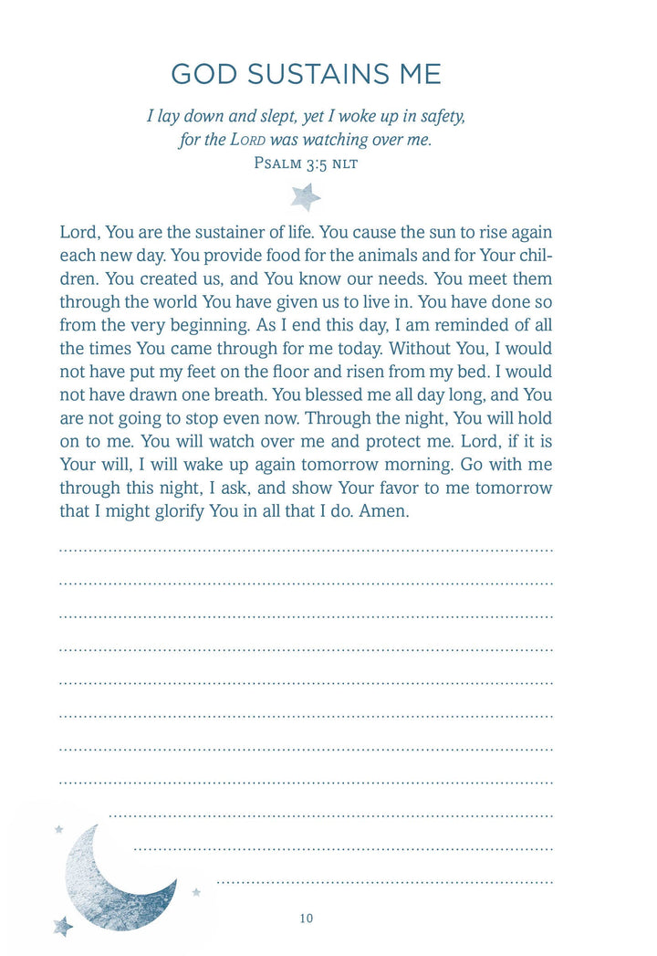 My Prayer Journal: Nighttime Conversations with God
