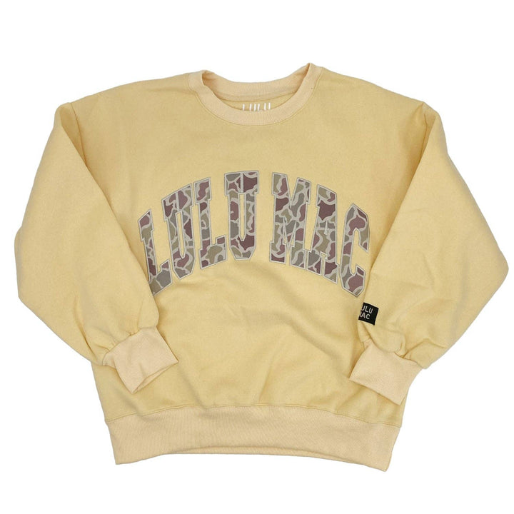 Lulu Mac-Sweatshirt BUTTER YELLOW/CAMO