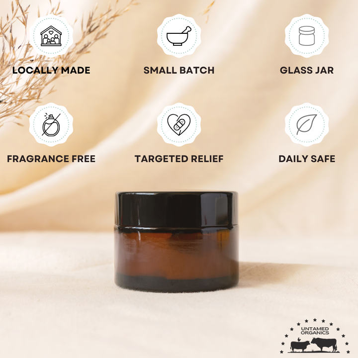 Grass-Fed Tallow & Wild Honey Skin Balm | 2 oz Glass Jar