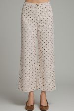 Polka Dot Cream and Brown Pants (LH)