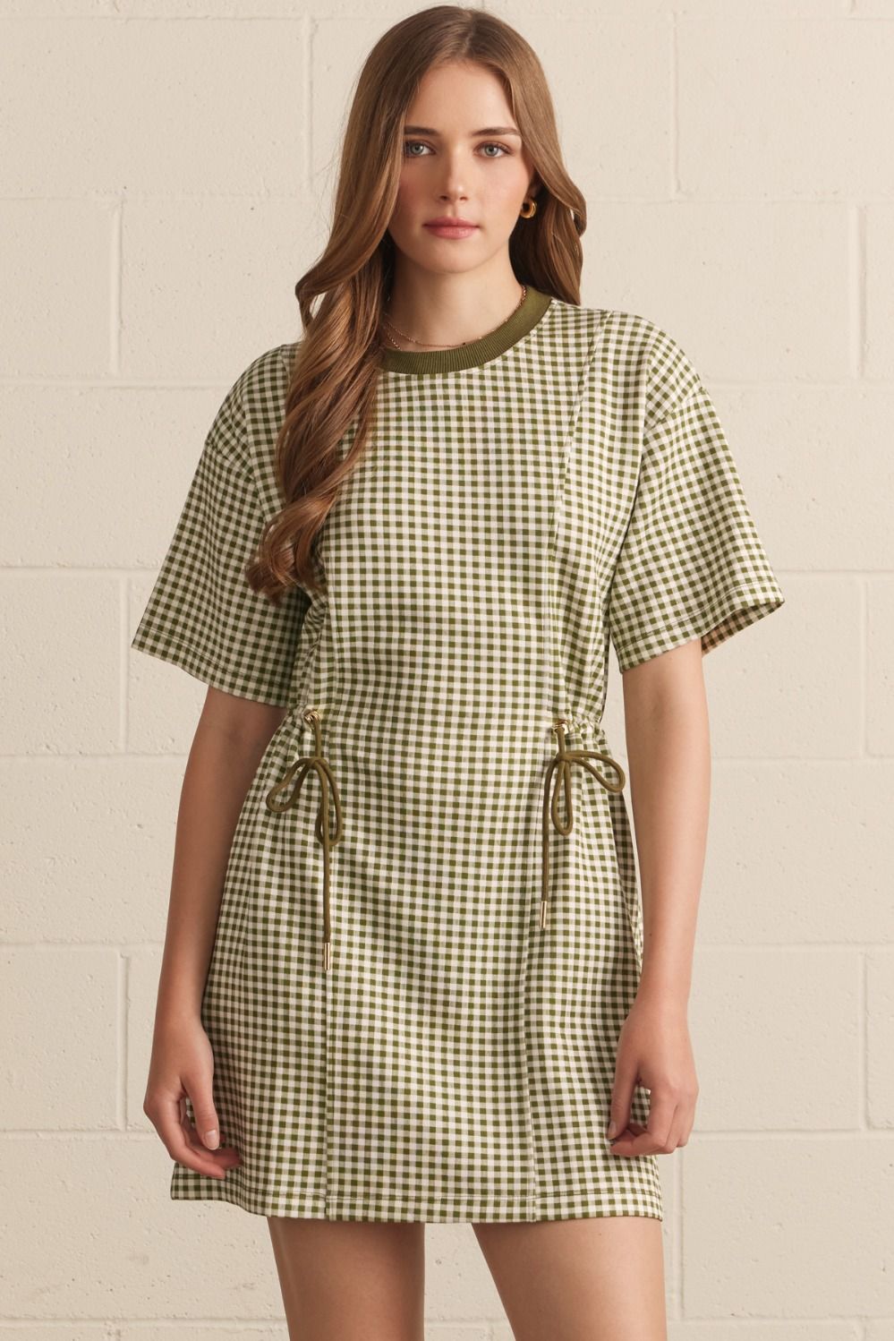 Easy Living Comfy Gingham Olive Green (LH)