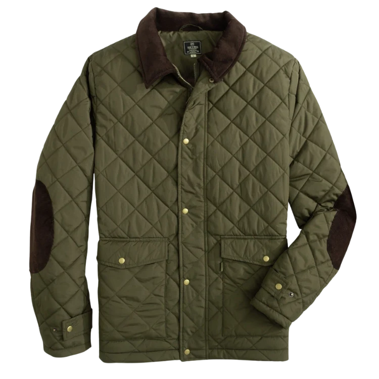 Heybo-Evans Quilted Jacket: Olive