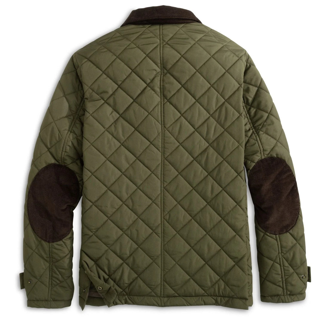 Heybo-Evans Quilted Jacket: Olive