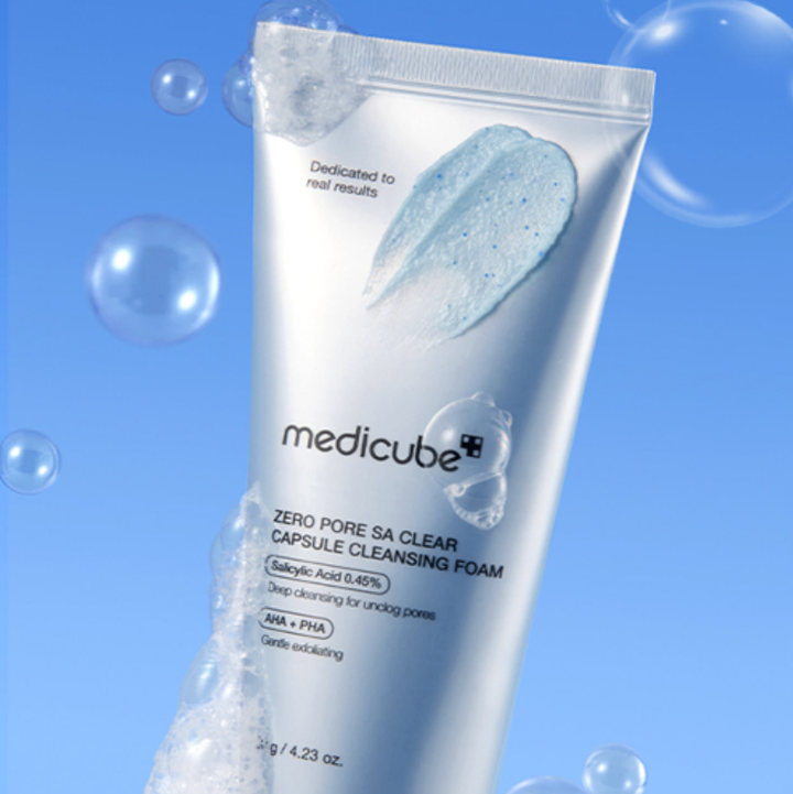 MEDICUBE Zero Pore SA Clear Capsule Cleansing Foam