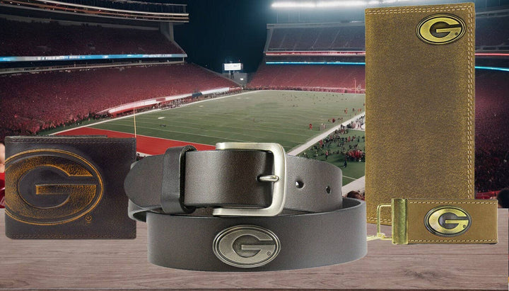 Georgia Bulldogs Men's Collegiate Woven Uga Ribbon Belt.