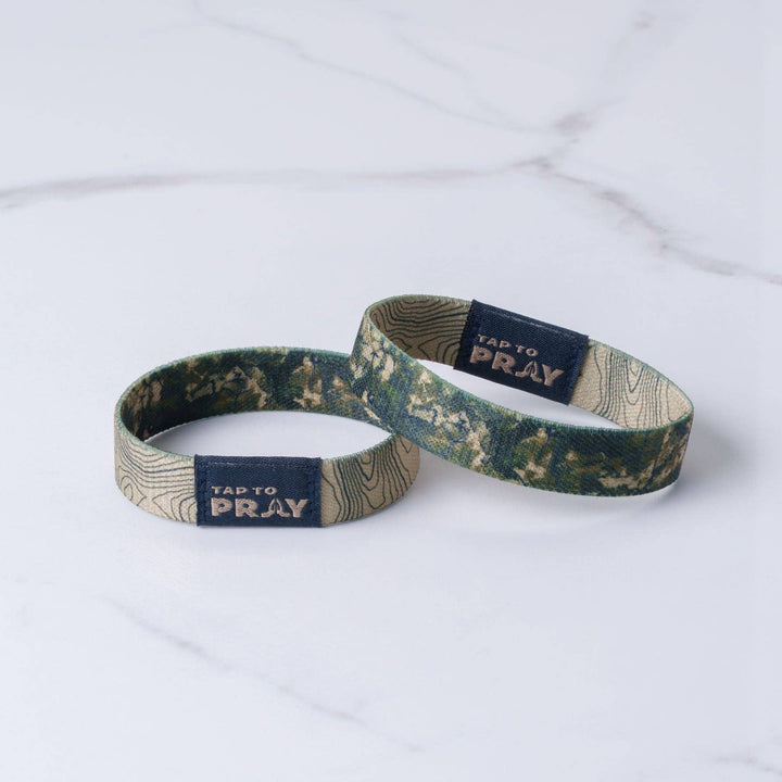 Tap To Pray® Wristband – Valor Camo