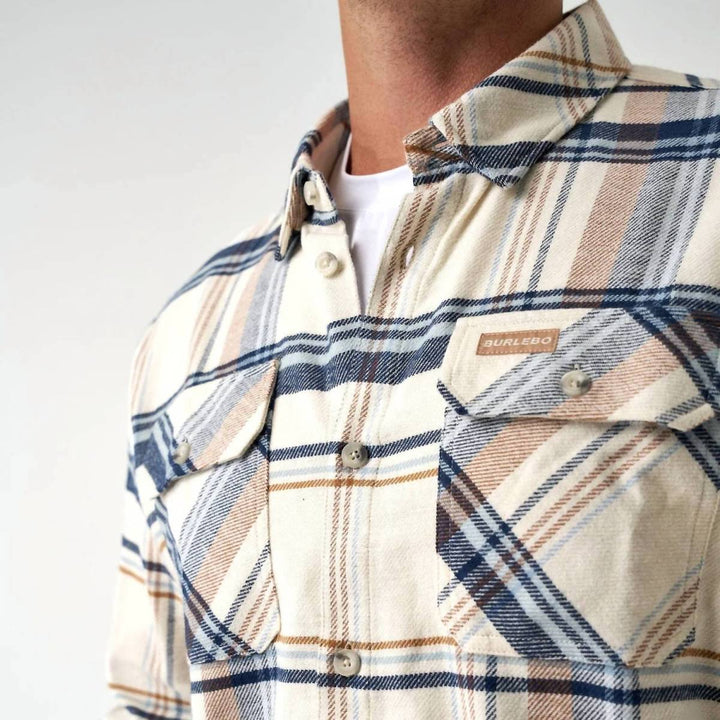 Burlebo - Plaid Flannel Long Sleeve Shirt