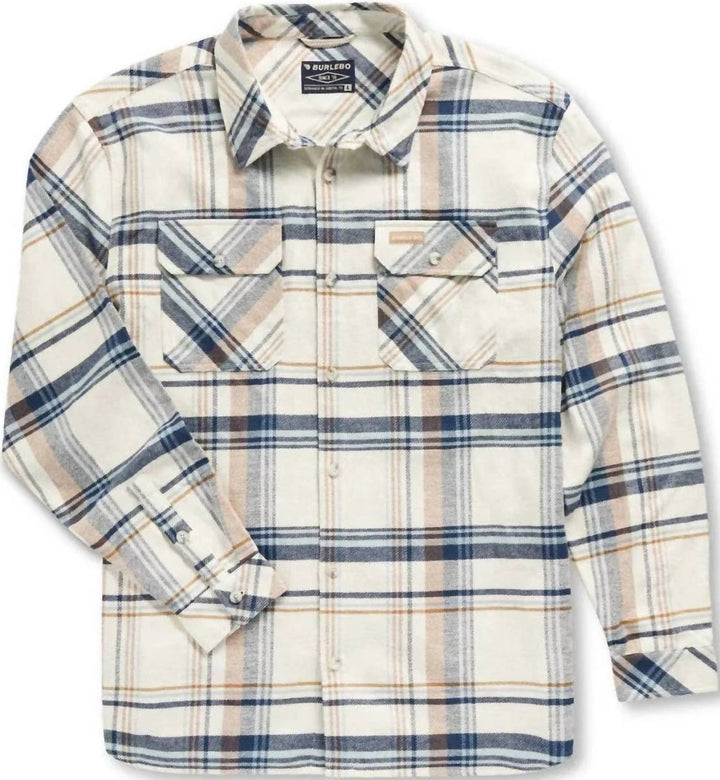 Burlebo - Plaid Flannel Long Sleeve Shirt